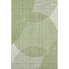 Piper Looms Mayfield Circles AMF1001 Green Machine Washable Area Rug main image
