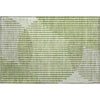 Piper Looms Mayfield Circles AMF1001 Green Machine Washable Area Rug Scatter Main Image