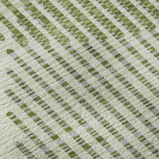 Piper Looms Mayfield Circles AMF1001 Green Machine Washable Area Rug Swatch Image
