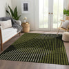 Piper Looms Mayfield Circles AMF1001 Olive Machine Washable Area Rug Lifestyle Image Feature
