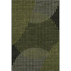Piper Looms Mayfield Circles AMF1001 Olive Machine Washable Area Rug main image