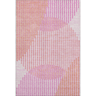 Piper Looms Mayfield Circles AMF1001 Pink Machine Washable Area Rug main image