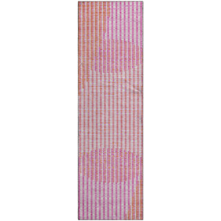 Piper Looms Mayfield Circles AMF1001 Pink Machine Washable Area Rug Runner Main Image