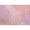 Piper Looms Mayfield Circles AMF1001 Pink Machine Washable Area Rug Scatter Main Image