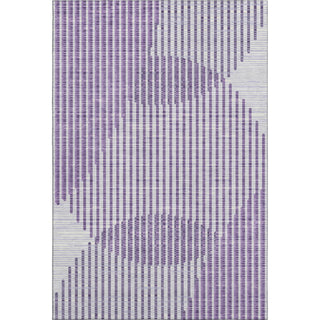 Piper Looms Mayfield Circles AMF1001 Purple Machine Washable Area Rug main image