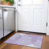 Piper Looms Mayfield Circles AMF1001 Purple Machine Washable Area Rug Scatter Lifestyle Image Feature
