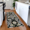 Piper Looms Mayfield Oriental AMF1002 Black Machine Washable Area Rug Runner Lifestyle Image Feature
