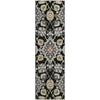 Piper Looms Mayfield Oriental AMF1002 Black Machine Washable Area Rug Runner Main Image