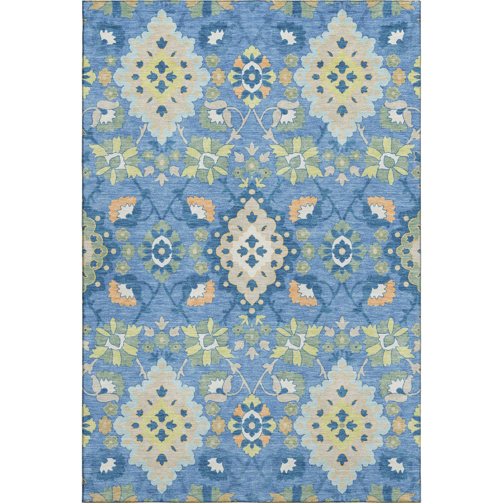 Piper Looms Mayfield Oriental AMF1002 Blue Machine Washable Area Rug main image