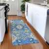 Piper Looms Mayfield Oriental AMF1002 Blue Machine Washable Area Rug Runner Lifestyle Image Feature