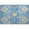 Piper Looms Mayfield Oriental AMF1002 Blue Machine Washable Area Rug Scatter Main Image