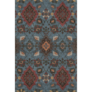 Piper Looms Mayfield Oriental AMF1002 Denim Machine Washable Area Rug main image