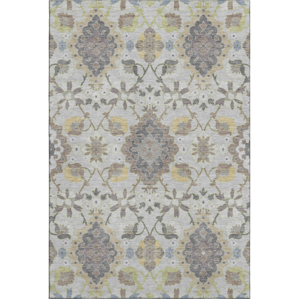 Piper Looms Mayfield Oriental AMF1002 Gray Machine Washable Area Rug main image