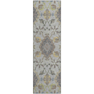 Piper Looms Mayfield Oriental AMF1002 Gray Machine Washable Area Rug Runner Main Image