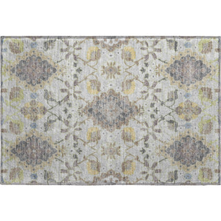 Piper Looms Mayfield Oriental AMF1002 Gray Machine Washable Area Rug Scatter Main Image
