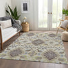 Piper Looms Mayfield Oriental AMF1002 Ivory Machine Washable Area Rug Lifestyle Image Feature