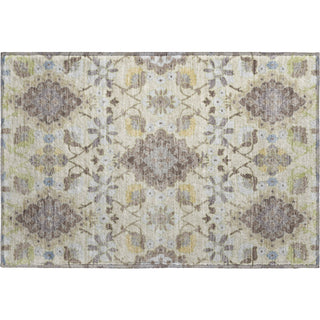 Piper Looms Mayfield Oriental AMF1002 Ivory Machine Washable Area Rug Scatter Main Image