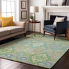 Piper Looms Mayfield Oriental AMF1002 Mint Machine Washable Area Rug Lifestyle Image Feature