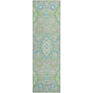 Piper Looms Mayfield Oriental AMF1002 Mint Machine Washable Area Rug Runner Main Image