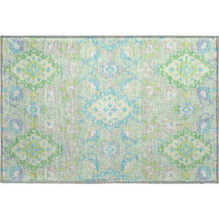Piper Looms Mayfield Oriental AMF1002 Mint Machine Washable Area Rug Scatter Main Image