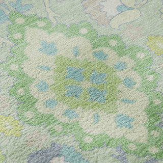 Piper Looms Mayfield Oriental AMF1002 Mint Machine Washable Area Rug Swatch Image