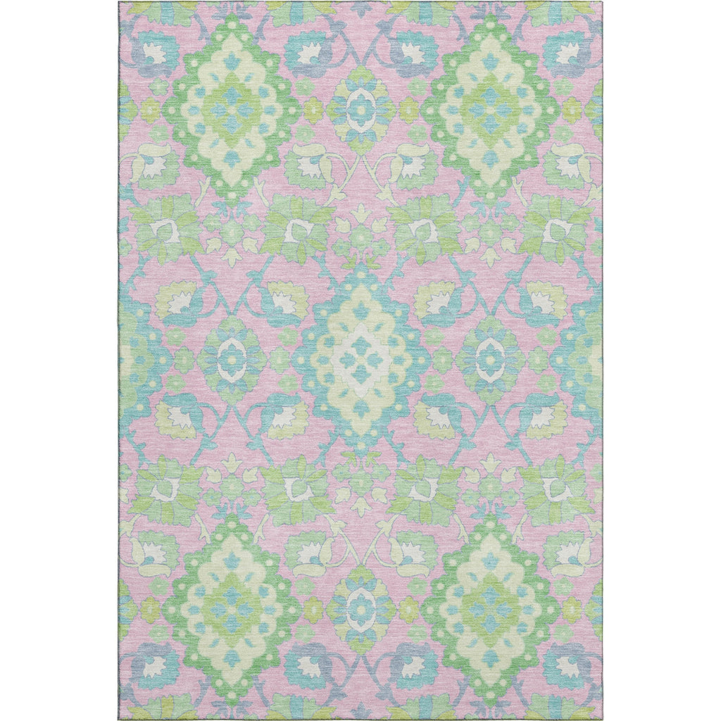 Piper Looms Mayfield Oriental AMF1002 Pink Machine Washable Area Rug main image