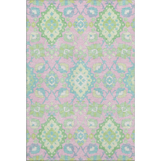 Piper Looms Mayfield Oriental AMF1002 Pink Machine Washable Area Rug main image