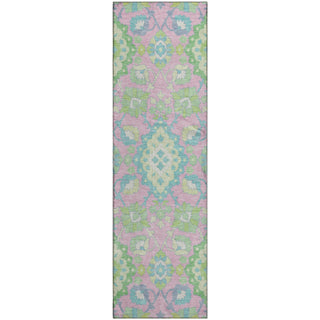 Piper Looms Mayfield Oriental AMF1002 Pink Machine Washable Area Rug Runner Main Image