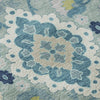 Piper Looms Mayfield Oriental AMF1002 Teal Machine Washable Area Rug Swatch Image