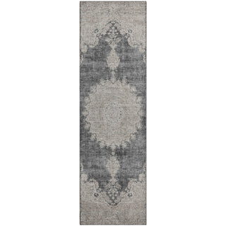 Piper Looms Mayfield Oriental AMF1003 Black Machine Washable Area Rug Runner Main Image
