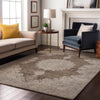 Piper Looms Mayfield Oriental AMF1003 Brown Machine Washable Area Rug Lifestyle Image Feature