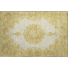 Piper Looms Mayfield Oriental AMF1003 Gold Machine Washable Area Rug Scatter Main Image