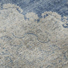 Piper Looms Mayfield Oriental AMF1003 Navy Machine Washable Area Rug Swatch Image