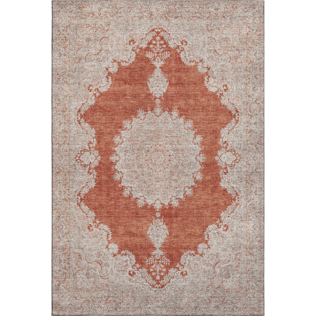 Piper Looms Mayfield Oriental AMF1003 Rust Machine Washable Area Rug main image