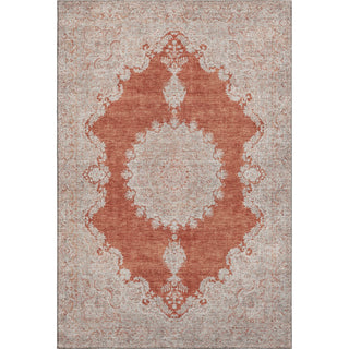 Piper Looms Mayfield Oriental AMF1003 Rust Machine Washable Area Rug main image