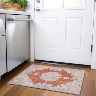 Piper Looms Mayfield Oriental AMF1003 Rust Machine Washable Area Rug Scatter Lifestyle Image Feature