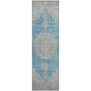 Piper Looms Mayfield Oriental AMF1003 Teal Machine Washable Area Rug Runner Main Image