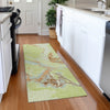 Piper Looms Mayfield Abstract AMF1005 Aloe Machine Washable Area Rug Runner Lifestyle Image Feature