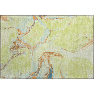 Piper Looms Mayfield Abstract AMF1005 Aloe Machine Washable Area Rug Scatter Main Image