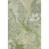 Piper Looms Mayfield Abstract AMF1005 Green Machine Washable Area Rug main image