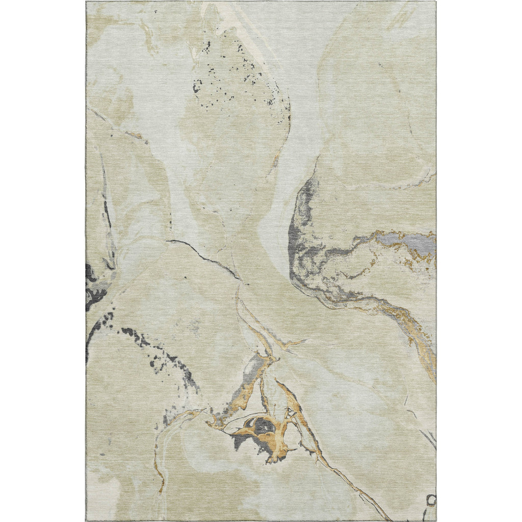 Piper Looms Mayfield Abstract AMF1005 Ivory Machine Washable Area Rug main image