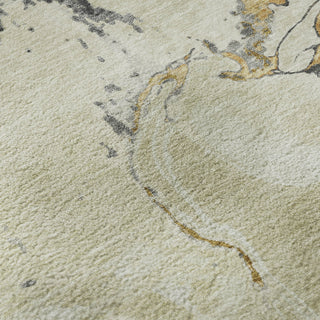 Piper Looms Mayfield Abstract AMF1005 Ivory Machine Washable Area Rug Swatch Image