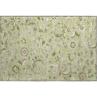 Piper Looms Mayfield Floral AMF1006 Aloe Machine Washable Area Rug Scatter Main Image