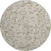 Piper Looms Mayfield Floral AMF1006 Beige Machine Washable Area Rug Round Main Image