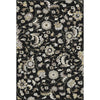Piper Looms Mayfield Floral AMF1006 Black Machine Washable Area Rug main image