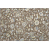 Piper Looms Mayfield Floral AMF1006 Chocolate Machine Washable Area Rug Scatter Main Image