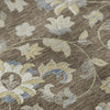 Piper Looms Mayfield Floral AMF1006 Chocolate Machine Washable Area Rug Swatch Image