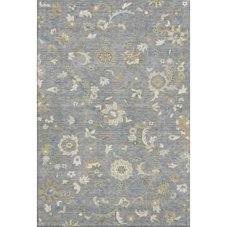 Piper Looms Mayfield Floral AMF1006 Gray Machine Washable Area Rug main image