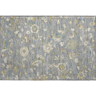 Piper Looms Mayfield Floral AMF1006 Gray Machine Washable Area Rug Scatter Main Image