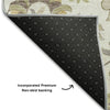 Piper Looms Mayfield Floral AMF1006 Ivory Machine Washable Area Rug Backing Image